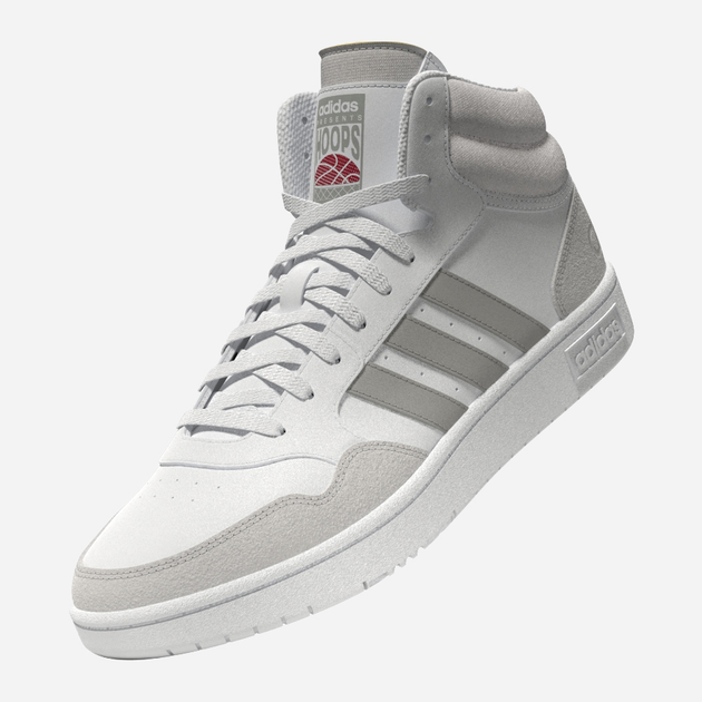 Trzewiki męskie adidas Hoops 3.0 Mid HP7940 42 (UK 8) Beżowe (4066746034811) - obraz 4