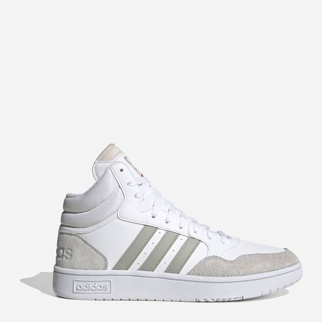 Trzewiki męskie wysokie sznurowane Adidas Hoops 3.0 Mid HP7940 46 (UK 12) Beżowe (4066746034934) - obraz 1