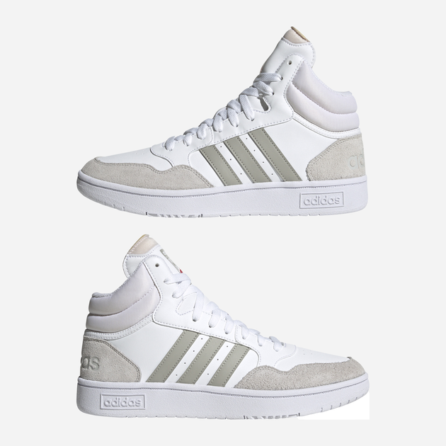 Trzewiki męskie adidas Hoops 3.0 Mid HP7940 45.5 (UK 10.5) Beżowe (4066746034866) - obraz 13