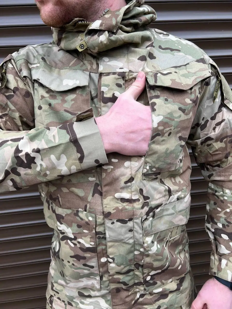 Комплект куртка парку Tactical Series та штани Yevhev G3 Мультикам XXL (Kali) - зображення 2