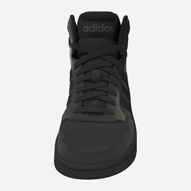 Trzewiki młodzieżowe chłopięce adidas Hoops 3.0 Mid K HR0228 40 Czarne (4065415596438) - obraz 6