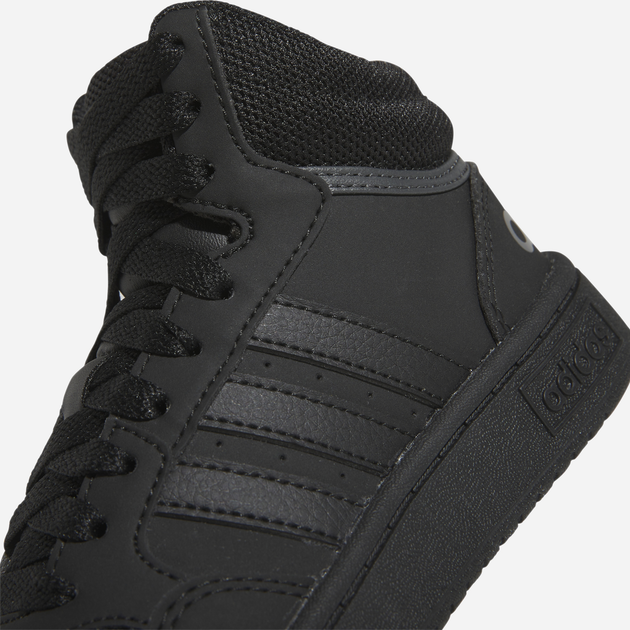 Trzewiki młodzieżowe chłopięce adidas Hoops 3.0 Mid K HR0228 37.5 Czarne (4065415596575) - obraz 17