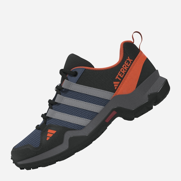 Buty sportowe chłopięce adidas Terrex AX2R K IF5702 38.5 (5.5UK) Czarne z niebieskim i pomarańczowym (4066761665458) - obraz 4