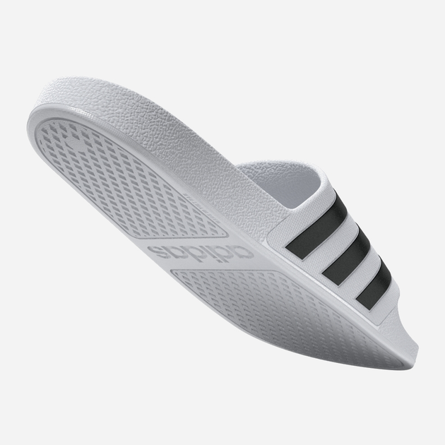 Чоловічі шльопанці для пляжу Adidas Adilette Aqua F35539 48.5 Білі з чорним (4060509397373) - зображення 10
