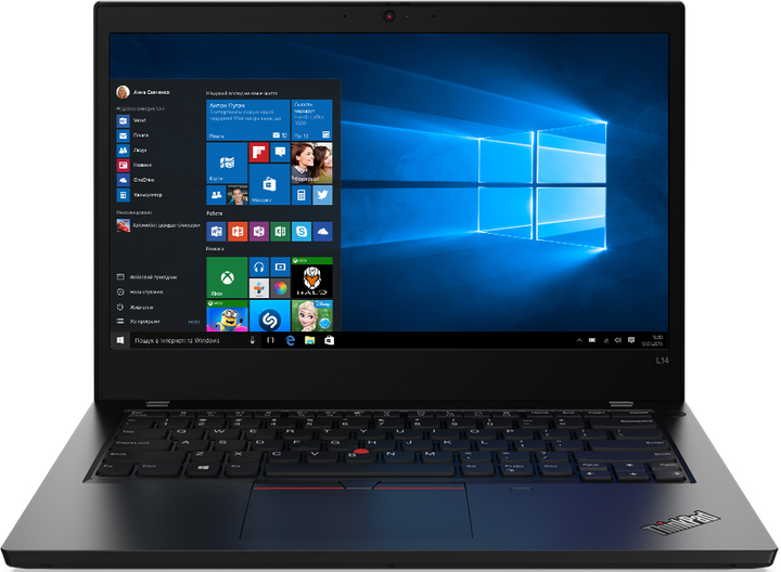 Laptop Lenovo ThinkPad L14 G2 (20X2S9RJ00) Black - obraz 1