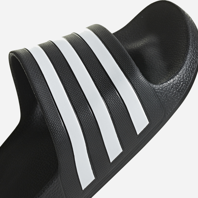 Чоловічі шльопанці для пляжу Adidas Adilette Aqua F35543 40.5 Чорні з білим (4060509396727) - зображення 16