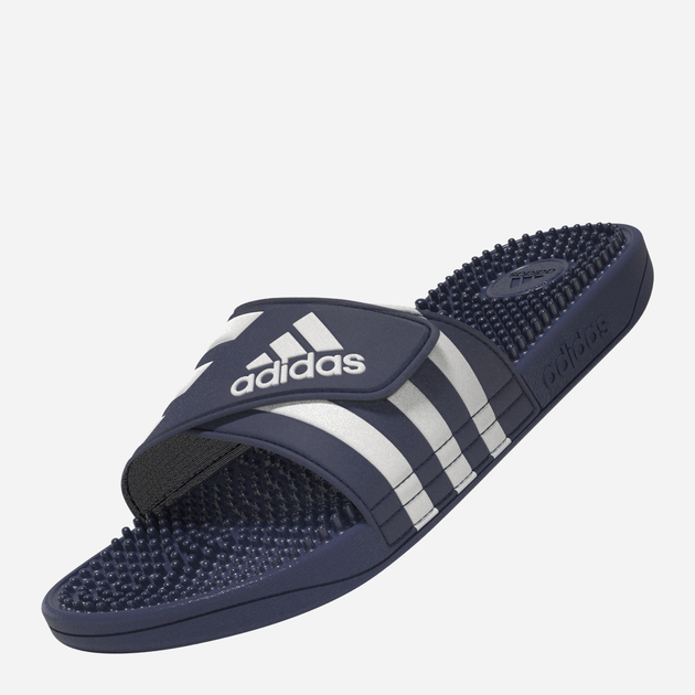 Чоловічі шльопанці для пляжу Adidas Adissage F35579 40.5 Темно-сині з білим (4060512030366) - зображення 5