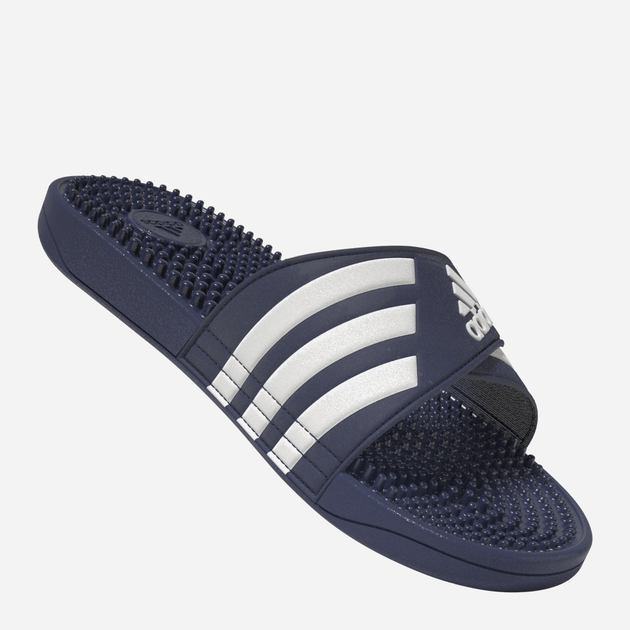 Чоловічі шльопанці для пляжу Adidas Adissage F35579 43 Темно-сині з білим (4060512030342) - зображення 7