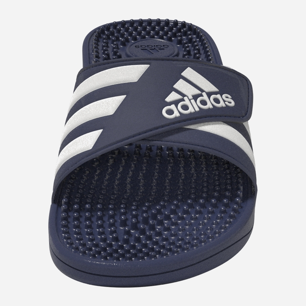 Чоловічі шльопанці для пляжу Adidas Adissage F35579 46 Темно-сині з білим (4060512030311) - зображення 6
