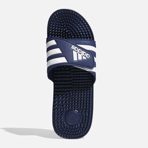 Чоловічі шльопанці для пляжу Adidas Adissage F35579 46 Темно-сині з білим (4060512030311) - зображення 10