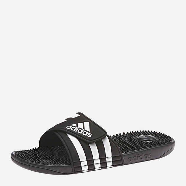 Klapki męskie basenowe Adidas Adissage F35580 40.5 Czarne z białym (4060512030427) - obraz 4