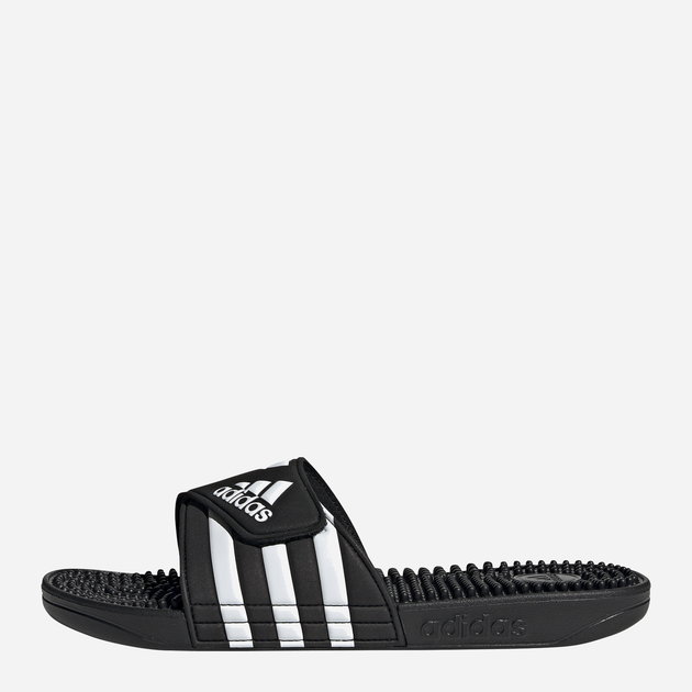 Чоловічі шльопанці для пляжу Adidas Adissage F35580 43 Чорні з білим (4060512030441) - зображення 3