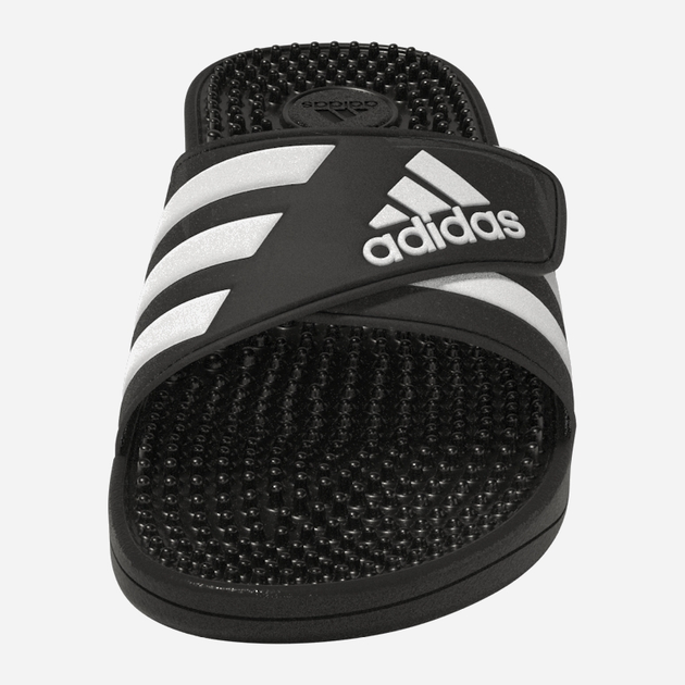 Чоловічі шльопанці для пляжу Adidas Adissage F35580 43 Чорні з білим (4060512030441) - зображення 6