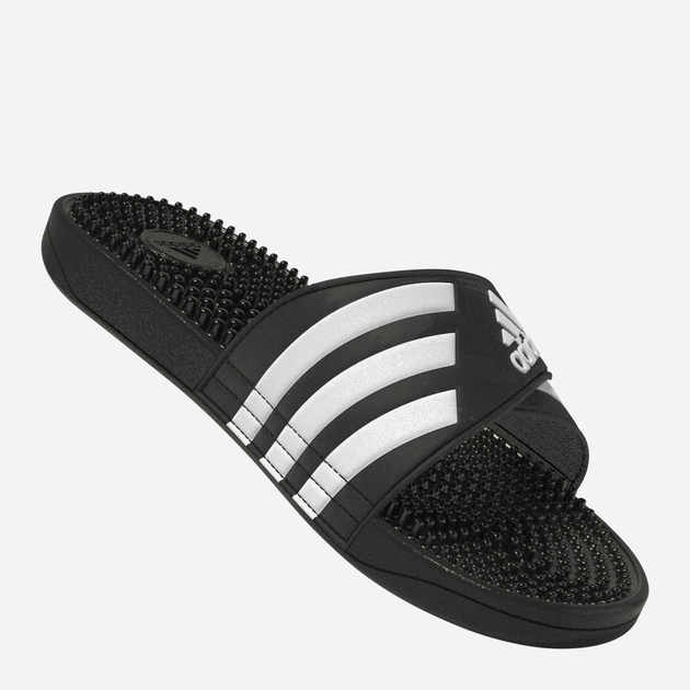 Чоловічі шльопанці для пляжу Adidas Adissage F35580 43 Чорні з білим (4060512030441) - зображення 7