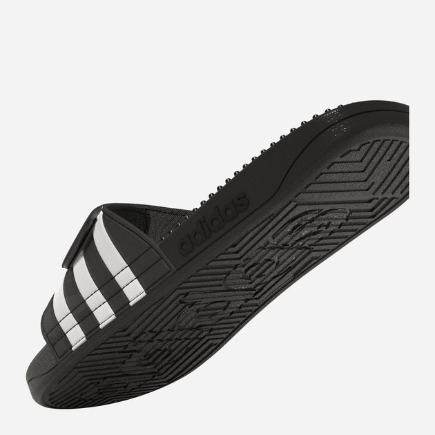 Чоловічі шльопанці для пляжу Adidas Adissage F35580 43 Чорні з білим (4060512030441) - зображення 10