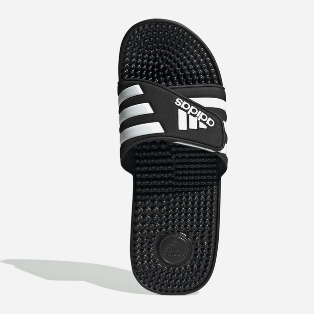 Klapki męskie basenowe Adidas Adissage F35580 46 Czarne z białym (4060512030458) - obraz 11