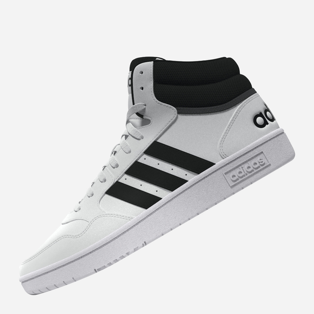 Trzewiki męskie adidas Hoops 3.0 Mid GW3019 40.5 Białe (4064053690461) - obraz 4