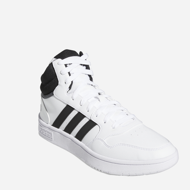 Чоловічі черевики високі Adidas Hoops 3.0 Mid GW3019 46.5 Білі (4064053694087) - зображення 2