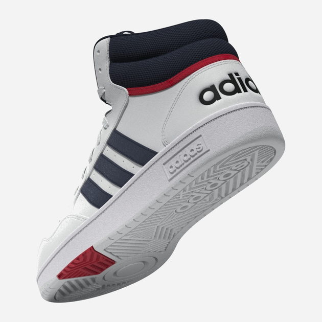Trzewiki męskie adidas Hoops 3.0 Mid GY5543 42.5 Białe (4064053694230) - obraz 12