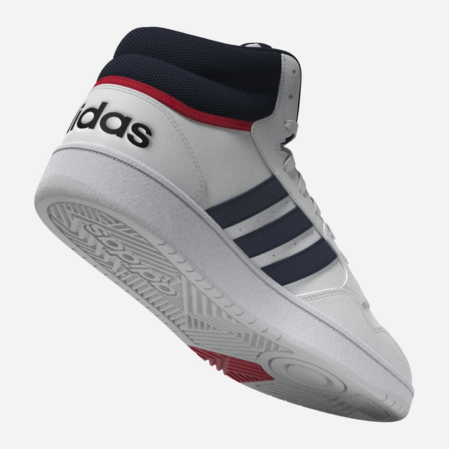 Чоловічі черевики високі adidas Hoops 3.0 Mid GY5543 47.5 Білі (4064053694254) - зображення 10