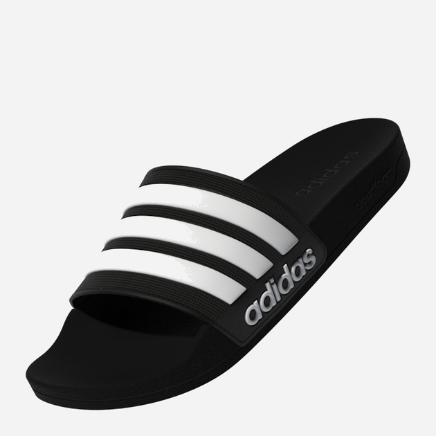 Klapki męskie basenowe Adidas Adilette Shower GZ5922 42 Czarne z białym (4065419341065) - obraz 5