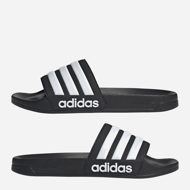 Klapki męskie basenowe Adidas Adilette Shower GZ5922 46 Czarne z białym (4065419341126) - obraz 19