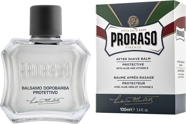 Ochronny balsam po goleniu Proraso z ekstraktem z aloesu i witaminą E 100 ml (8004395001460) - obraz 1