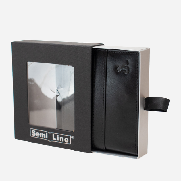 Portfel męski skórzany Semi Line P8265-0 Czarny (5903563826504) - obraz 5