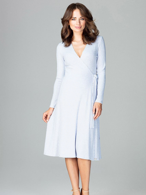 Сукня жіноча Lenitif K465 XL Блакитна (5902194350921) - зображення 1