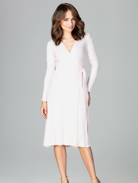 Сукня жіноча Lenitif K465 L Рожева (5902194350990) - зображення 1