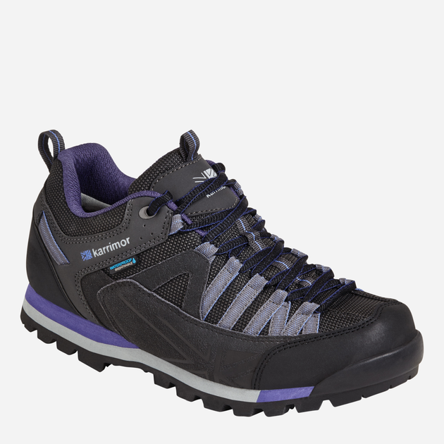 Жіночі черевики для трекінгу низькі з мембраною Karrimor Spike Low 3 Ladies weathertite K952-BKP 38 (5UK) 23.5 см Чорний/Фіолетовий (5017272863825) - зображення 1