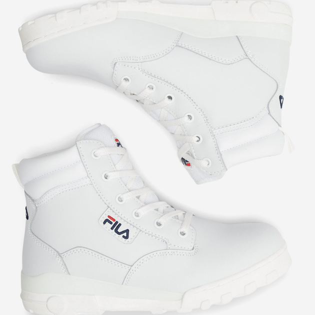 Жіночі черевики високі Fila FFW0216-10004 40 (9US) 25 см Білі (8719477731509) - зображення 4