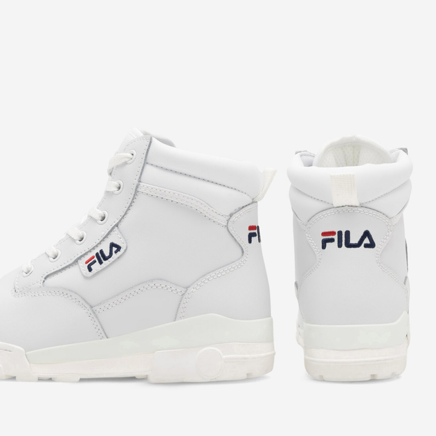 Жіночі черевики високі Fila FFW0216-10004 40 (9US) 25 см Білі (8719477731509) - зображення 5