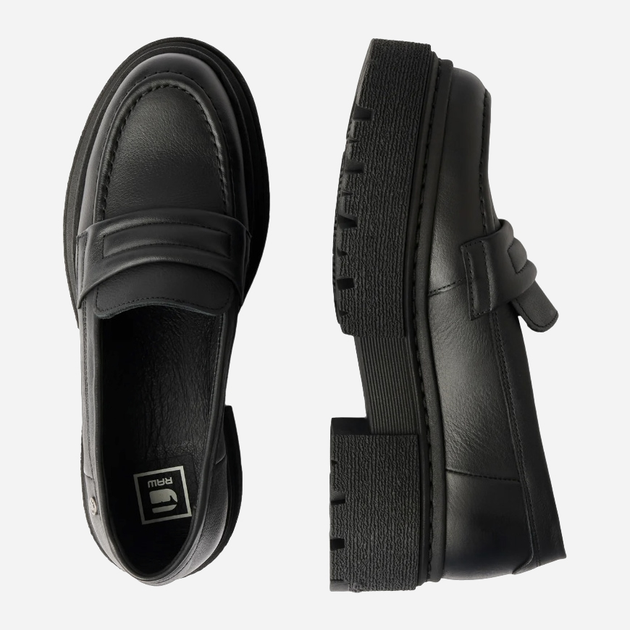 Loafersy damskie G-Star Raw KAFEY PFM LF LEA 2311-021537-0999 41 25.5 cm Czarne (8720656555564) - obraz 4