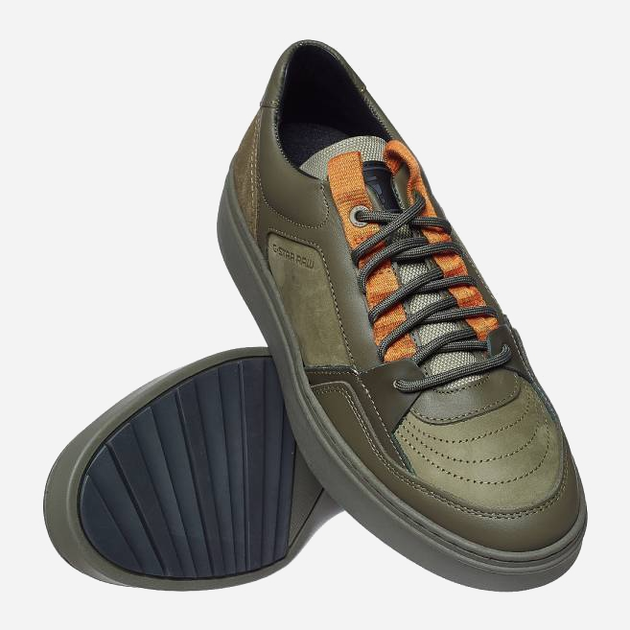 Sneakersy męskie G-Star Raw LASH WEB TNL 2242-009515-9600 42 27 cm Oliwkowe (8720656148391) - obraz 6