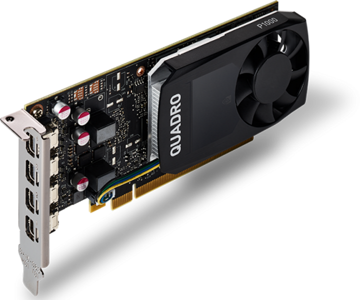Відеокарта NVIDIA PCI-Ex Quadro P1000 4GB GDDR5 (128bit) (4 x miniDisplayPort) (4X60N86661) - зображення 2