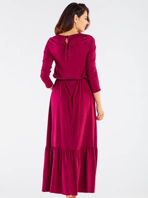 Сукня жіноча Awama A455 L/XL Бордова (5902360559998) - зображення 2