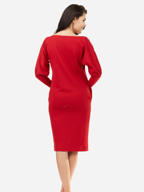 Sukienka tunika damska Awama A206 L/XL Czerwona (5902360519602) - obraz 2