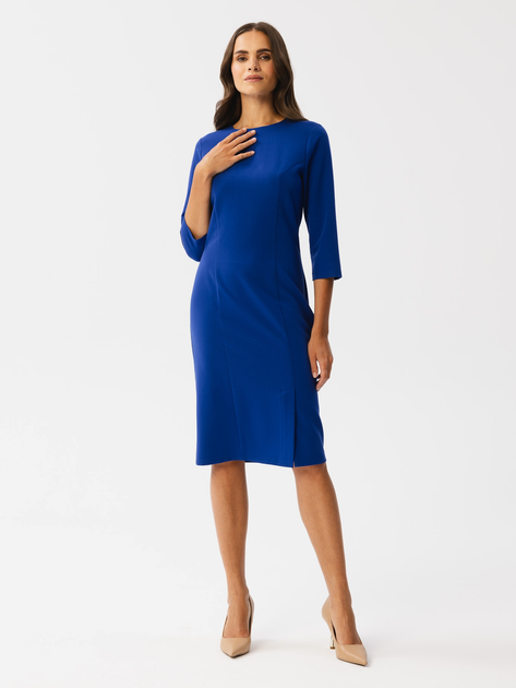 Sukienka ołówkowa damska Stylove S350 S Niebieska (5905563716311) - obraz 1