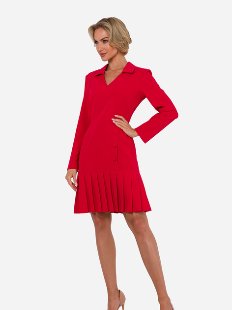 Sukienka trapezowa damska Made Of Emotion M752 XL Czerwona (5905563712696) - obraz 1