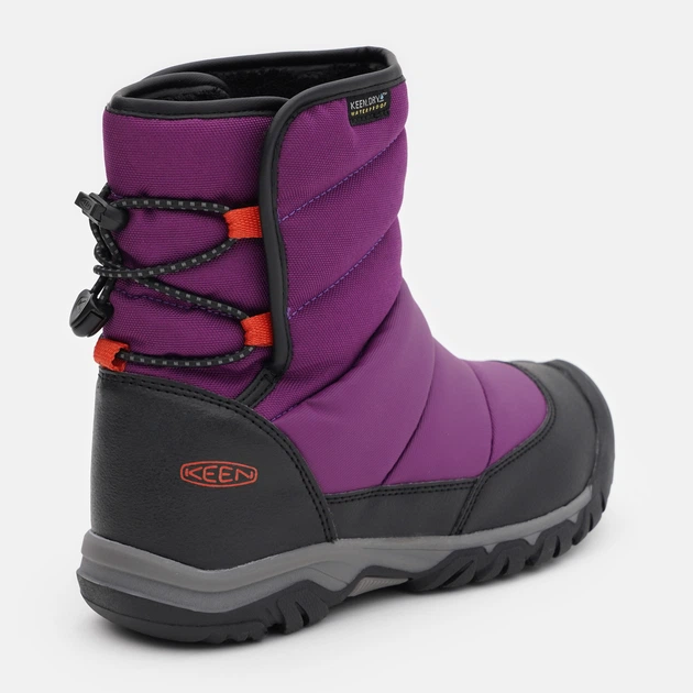 Подростковые ботинки для девочки Keen Puffrider Wp Y 1027958 35 (3) Фиолетовый/Оранжевый (195208247279) - Фото 4 Подростковые ботинки для девочки Keen Puffrider Wp Y 1027958 35 (3) Фиолетовый/Оранжевый (195208247279) - изображение 4