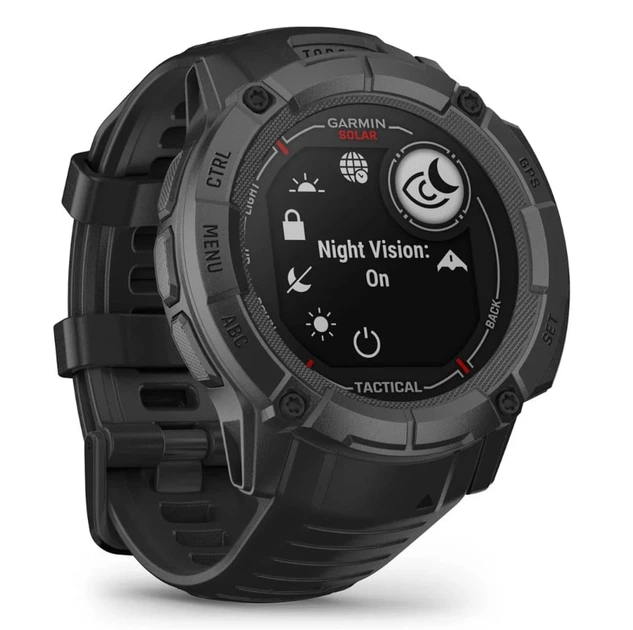 Смарт-годинник Garmin Instinct 2X Solar Tactical Black (010-02805-74) - зображення 3