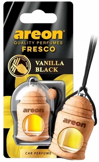Zapach do samochodu Areon Fresco Vanilla Black (3800034967105) - obraz 1