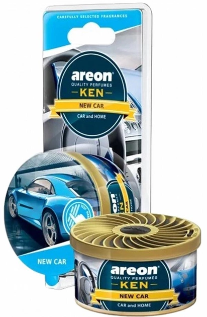 Odświeżacz do samochodu Areon Ken New Car (3800034964470) - obraz 1
