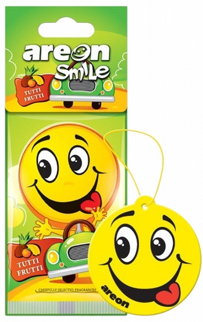 Освіжувач повітря Areon Smile Dry Тутті Фрутті (3800034962612) - зображення 1