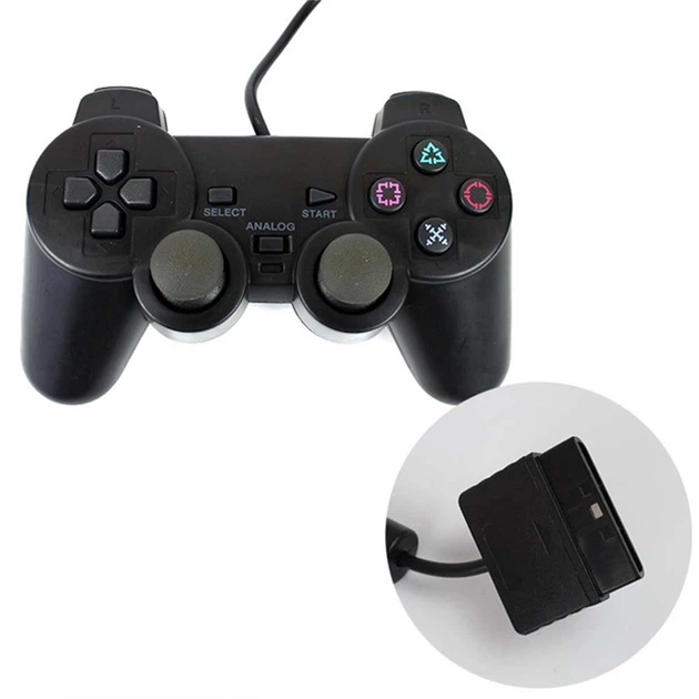 Джойстик провідний UKC для PS2 Чорний - зображення 2