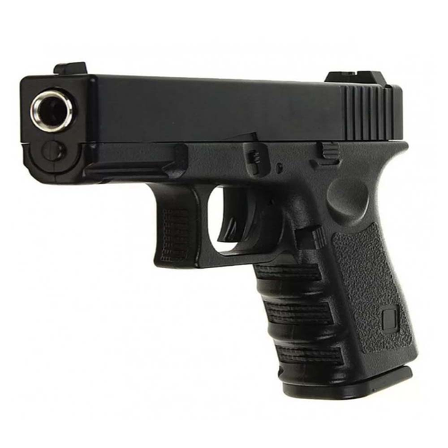 Детский страйкбольный пистолет Glock 17 металлический с шариками Galaxy G15 6мм - изображение 1