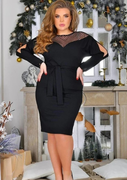 Женское платье нарядное Fashion Woman SVS3365 р50 черное от продавца ...