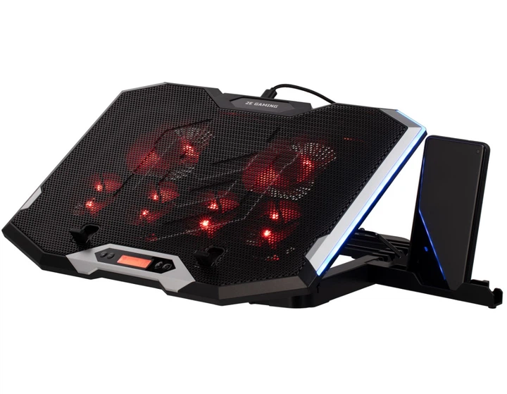Охлаждающая подставка для ноутбука 15.6 дюймов 2E Gaming CPG004 6xFan RGB LED - Фото 1 Охлаждающая подставка для ноутбука 15.6 дюймов 2E Gaming CPG004 6xFan RGB LED - изображение 1