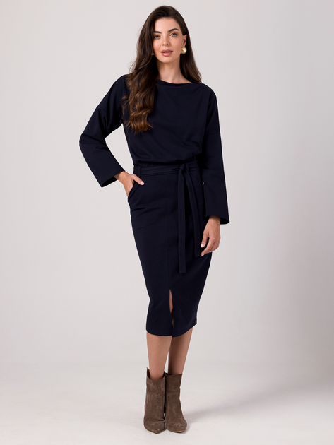 Плаття жіноче BeWear B269 XL Темно-синє (5905563718322) - зображення 4